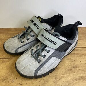 SHIMANO SH-MT40WL Cycling Shoes Women's SPD Mountain BMX EU 37 US 4.5 Suede Gray